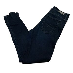 AG ADRIANO GOLDSCHMIED THE FARRAH Women's Indigo Skinny Jeans